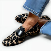 Alessia™ | Luipaard Loafers met Stijlvol Contrast