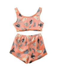 Luna™ | Flanellen Halloween Pyjama met Reflecterende Details