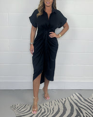 Valerie™ | Elegant Geplooide Jurk