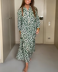 Mirthe™ | Maxi-jurk met Moderne Print