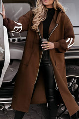 Charlotte™ | Luxe Lange Jas met Capuchon