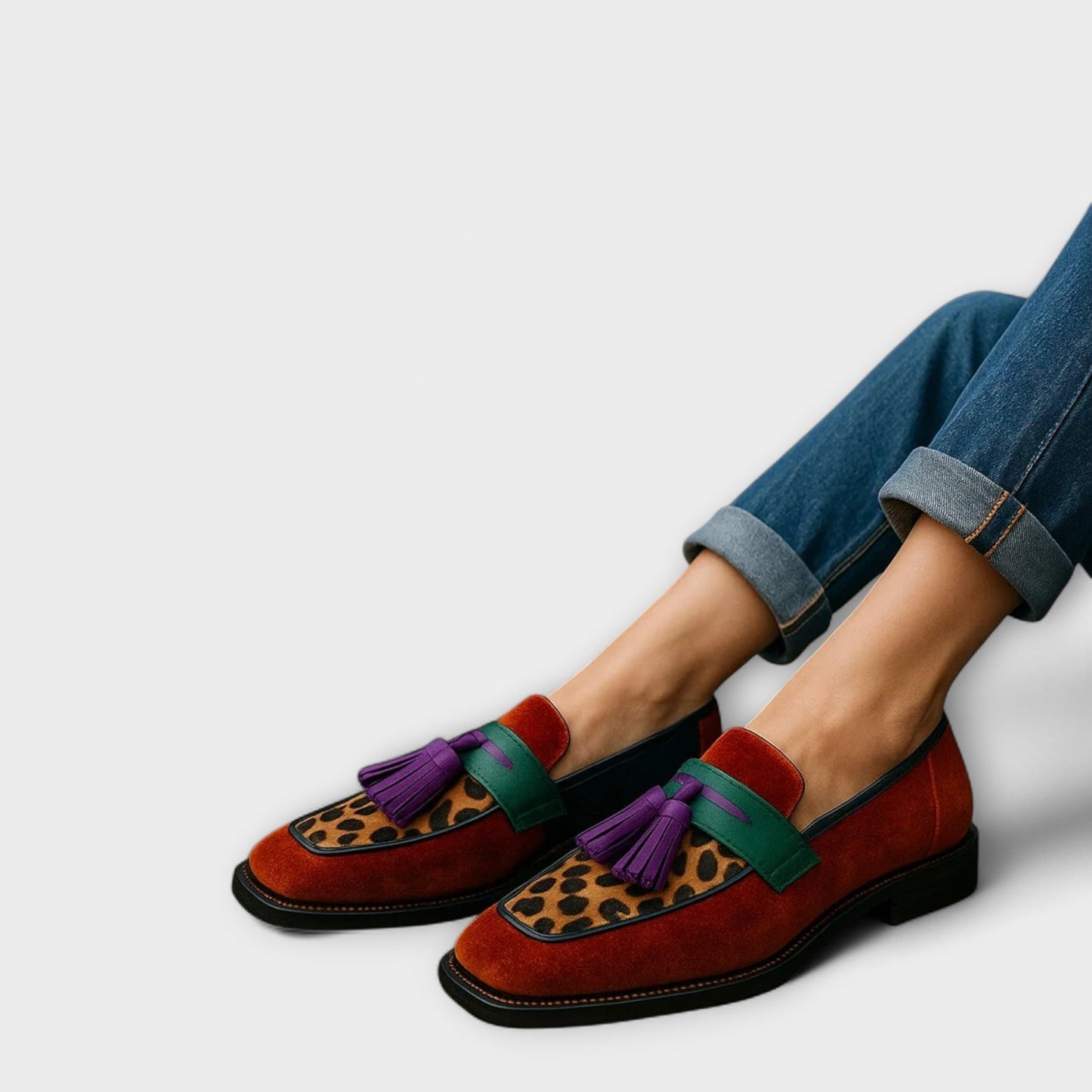 Sofia™ | Meerkleurige Loafers