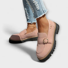 Sylvie™ | Casual Loafers met Ronde Neus