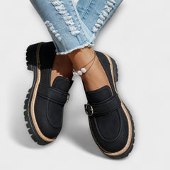Sylvie™ | Casual Loafers met Ronde Neus