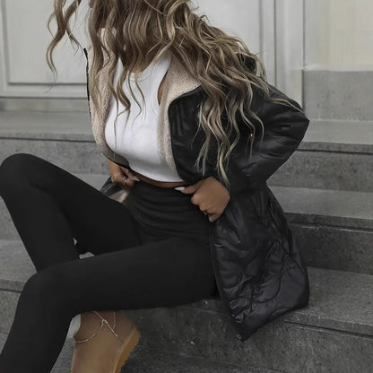 Anna™ | Elegante lichtgewicht thermojas met rits en capuchon