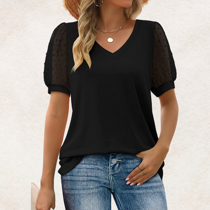 Lara™ | Elegante Top met V-hals