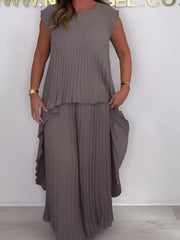 Laney™ | Geplooide Midi Set