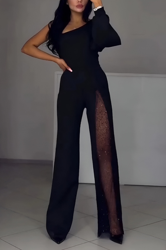 Léonie™ | Elegante jumpsuit met wijde pijpen