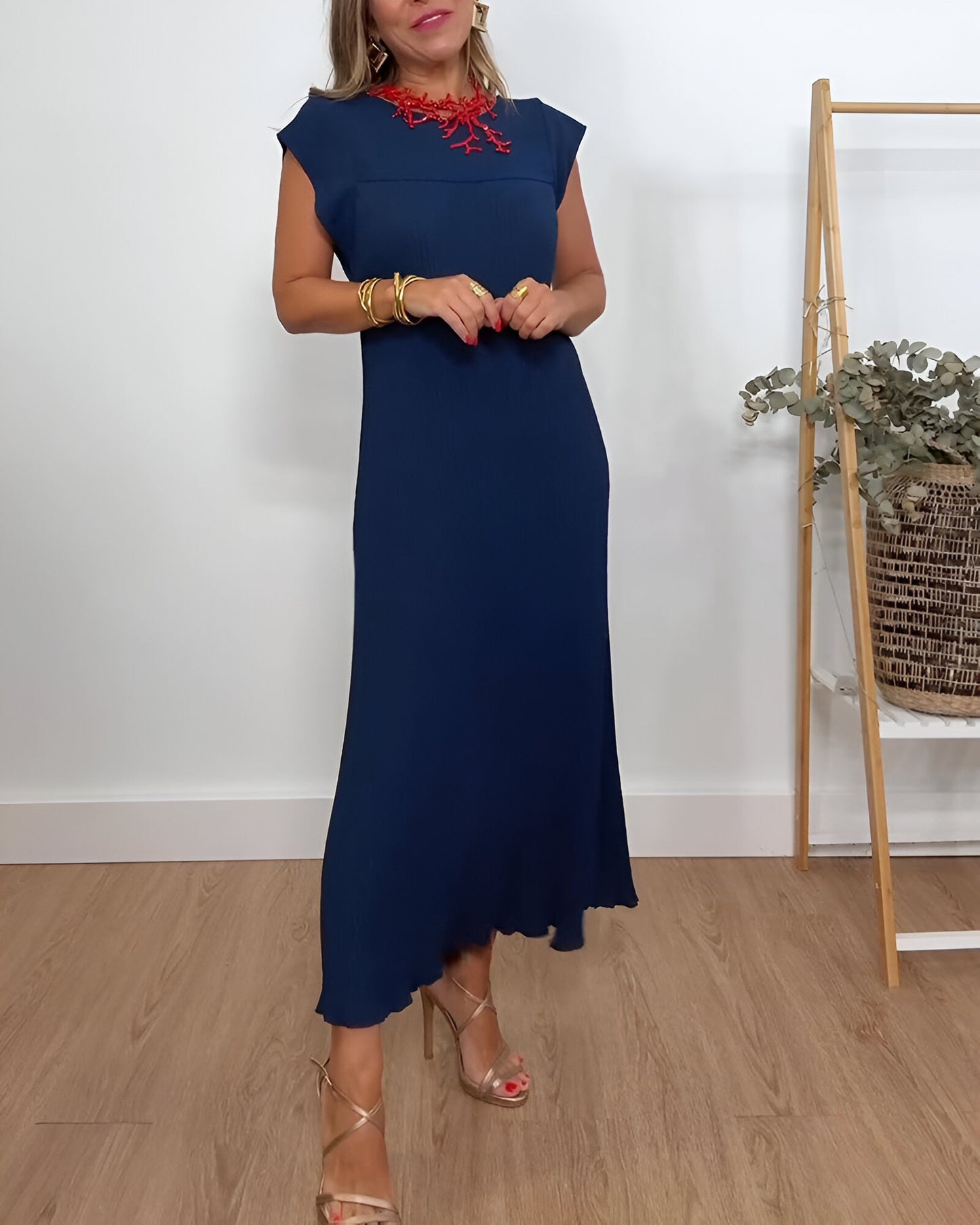 Dyna™ | Elegante Plissé Jurk