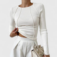 Olivia™ | Comfortabele top met lange mouwen