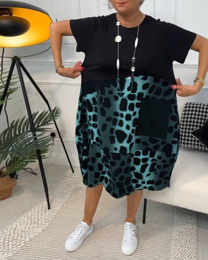 Naomi™ | Casual Printjurk met Ronde Hals