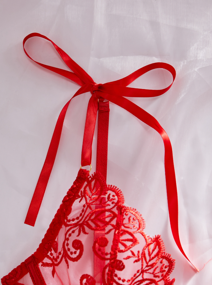 Jasmina™ | Romantische Bodysuit met Luxe Afwerking