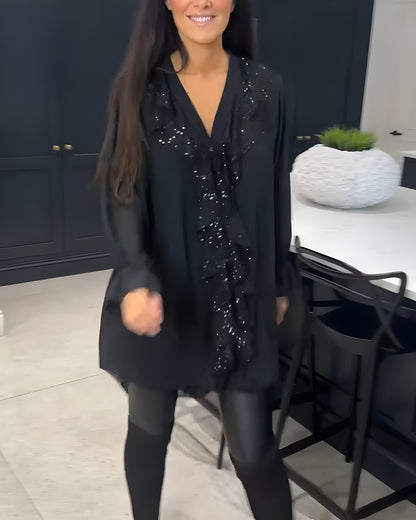 Skylar™ | Elegante Blouse met Volants