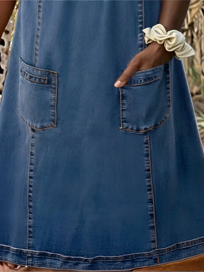 Anouk™ | Relaxte Denimjurk