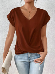 NOVERA™ | Casual T-shirt met sweetheart halslijn