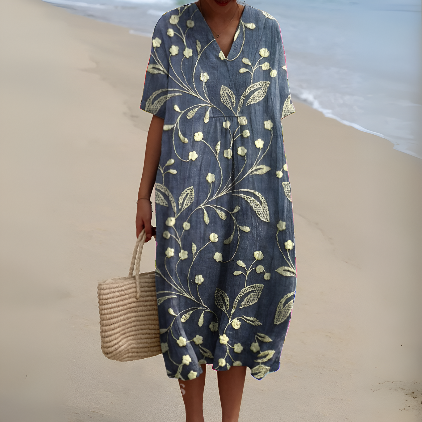 Nicole™ | Zomerjurk met Bloemen