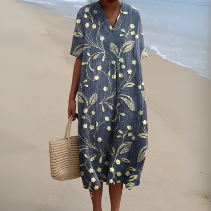 Nicole™ | Zomerjurk met Bloemen