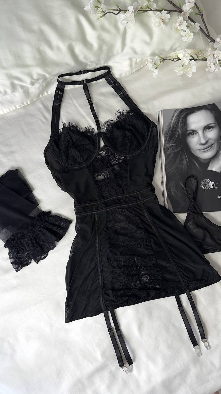 Élisa™ | Allure Lingerie Set (3-delig)