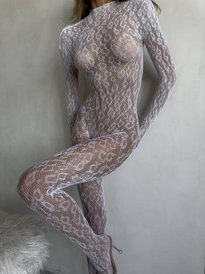 Chloé™ | Sensuele Kanten Bodystocking