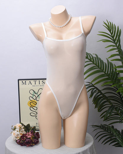 Sora™ | Transparante Mesh Bodysuit