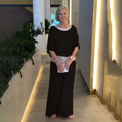 Roos™ | Luxe Damespak met Pailletten