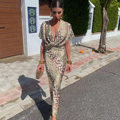 NOVERA™ | Luxe Zijdezachte Maxi-jurk