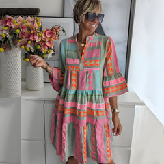 NOVERA™ | Elegante Zomer Midi Jurk