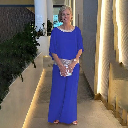 Roos™ | Luxe Damespak met Pailletten