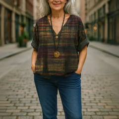 Kristina™ | Kleurrijke blouse