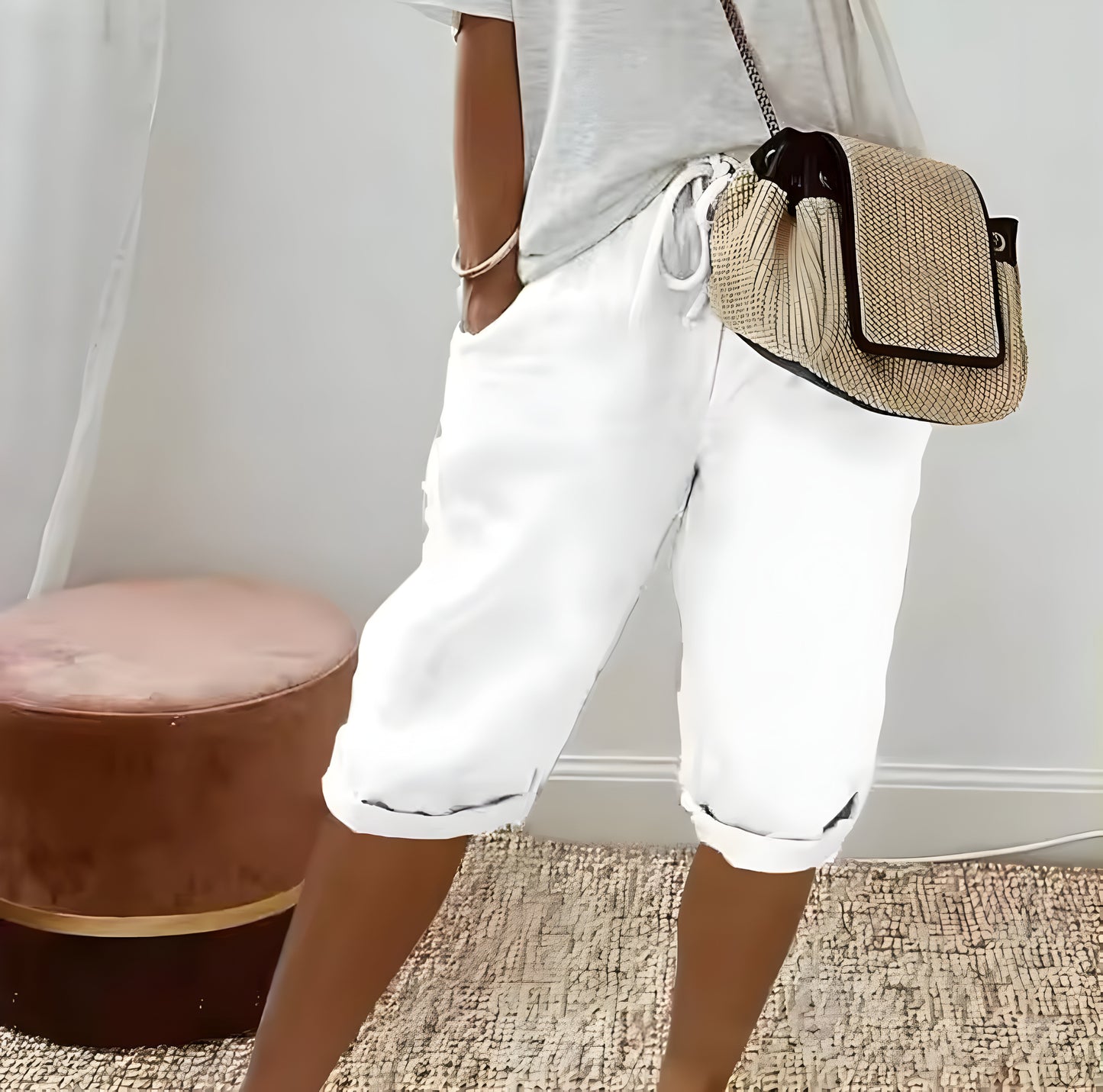 Hedwig™ | Korte Linnen Damesbroek