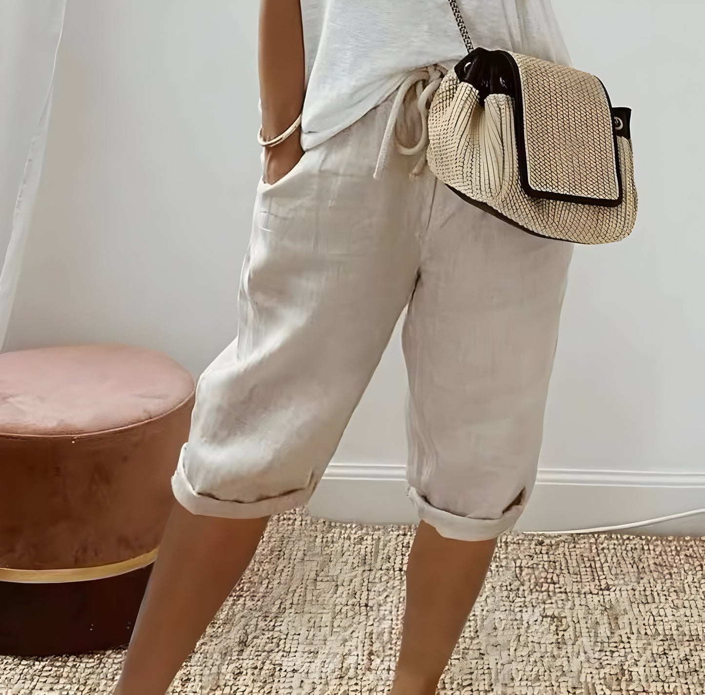 Hedwig™ | Korte Linnen Damesbroek