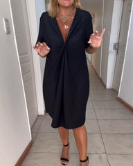 Talia™ | Jurk met V-hals