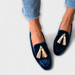 Serena™ | Vintage Loafers met Kwasten