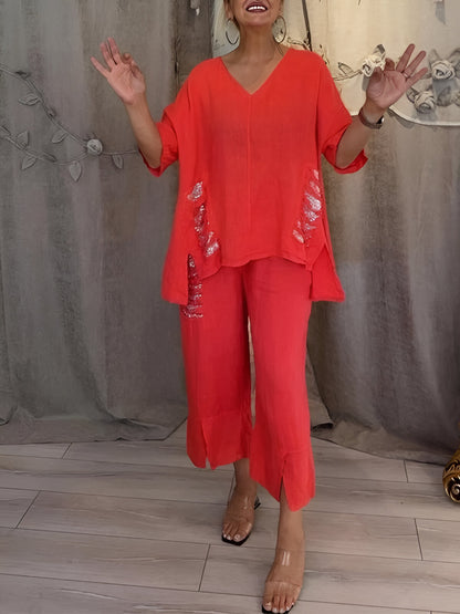 Bianca™ | Tweedelig Zomeroutfit met Details