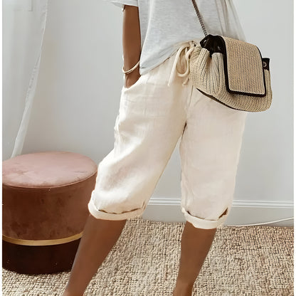 Hedwig™ | Korte Linnen Damesbroek