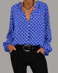 Diana™ | Klassieke V-Hals Blouse
