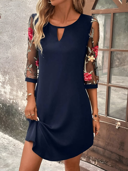 Mia™  | Elegante Zomerjurk met Sierlijke mouwen