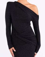 Claire™ | Glinsterende Maxijurk