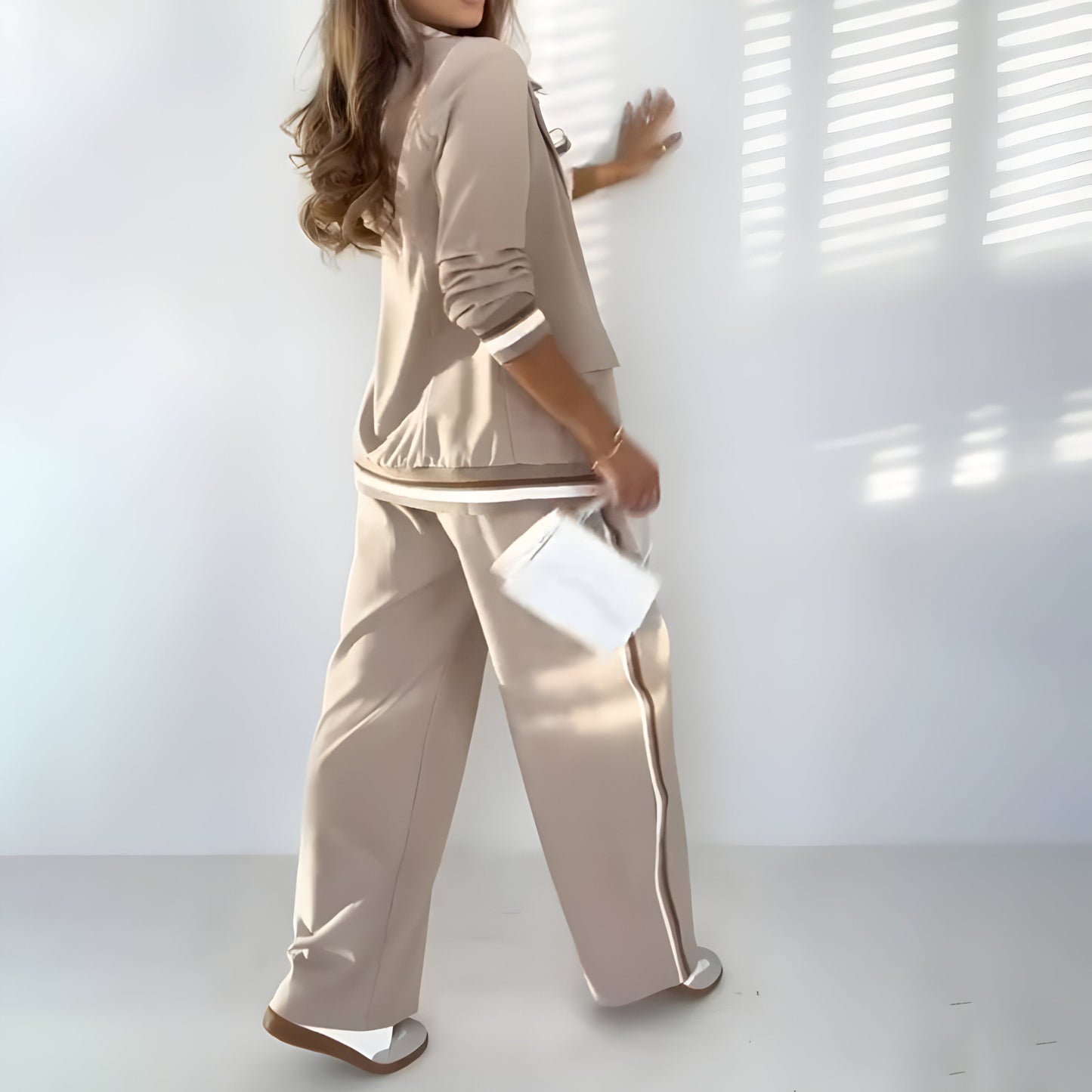 Antoinette™ | Gestreepte lounge & chic set